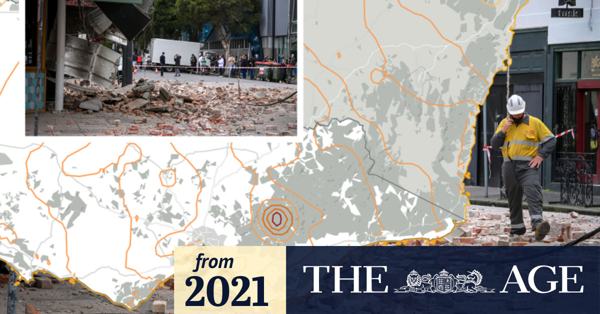 Victoria earthquake Melbourne, Geelong, Mansfield and Gippsland